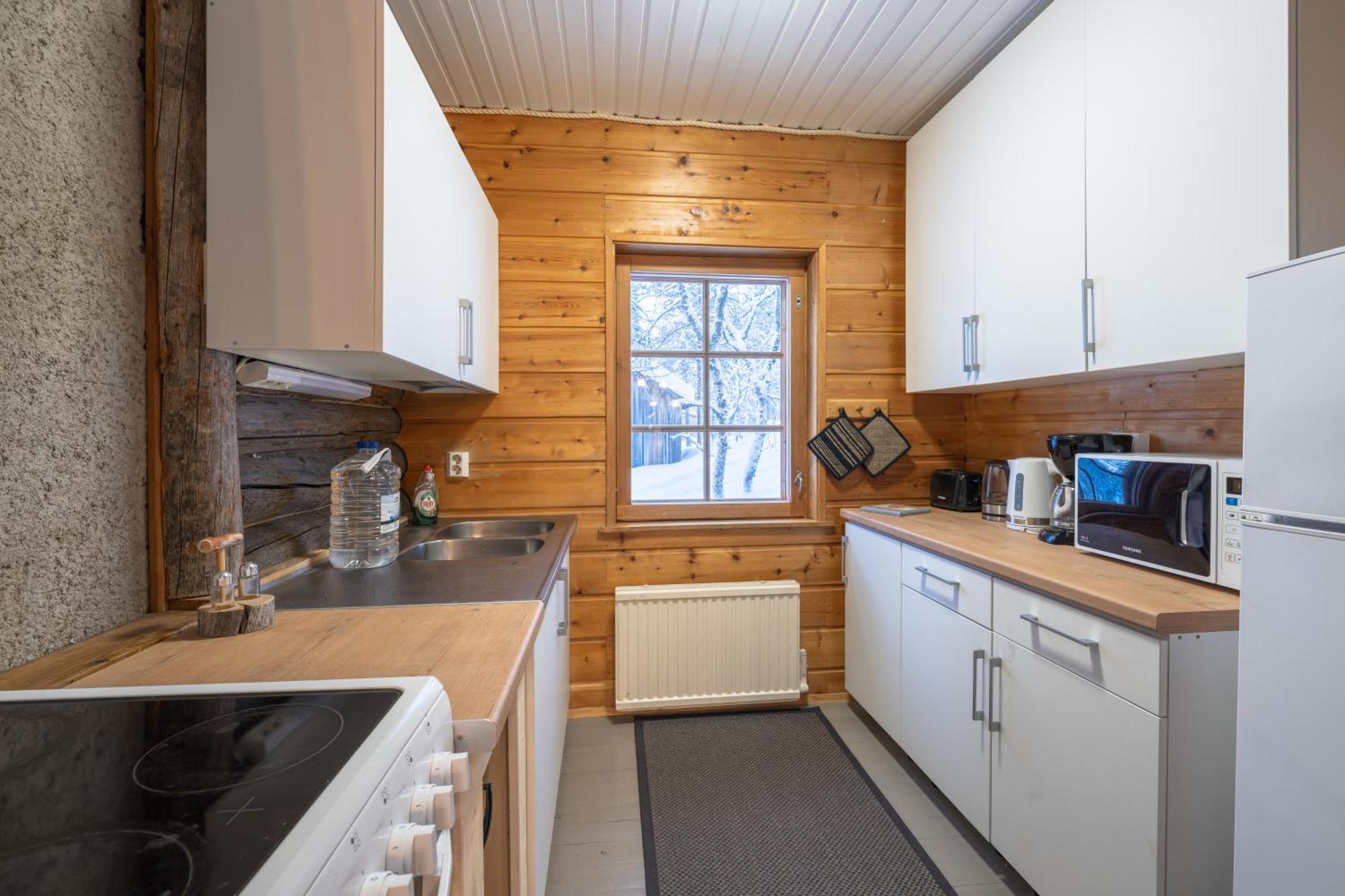 Kuukkeli Log Houses Aurora Cabin - Jaspis ซาริเซลกา ภายนอก รูปภาพ