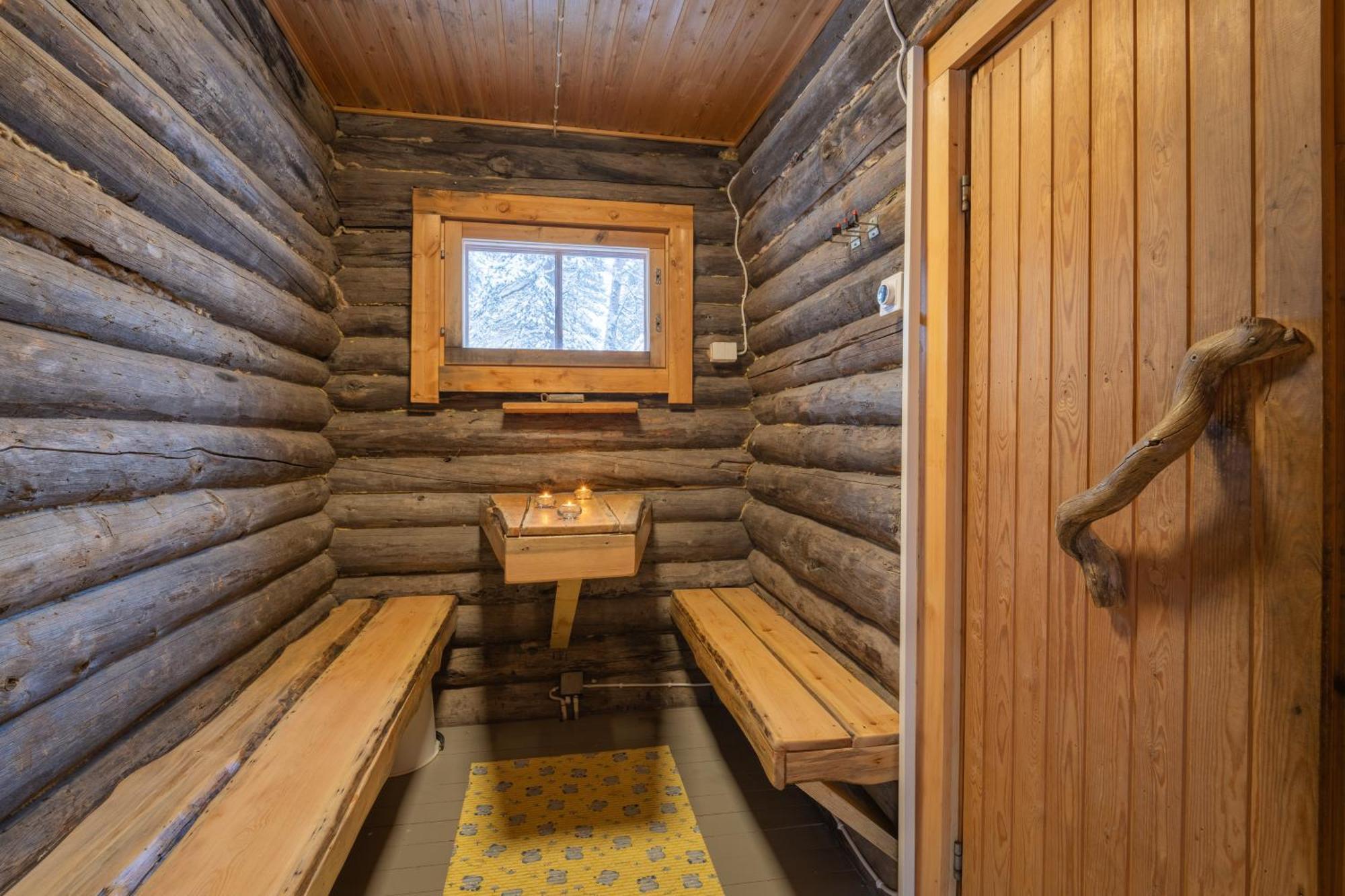 Kuukkeli Log Houses Aurora Cabin - Jaspis ซาริเซลกา ภายนอก รูปภาพ